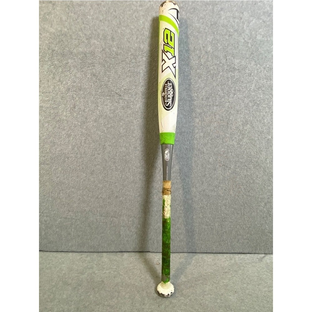 Louisville Slugger X12 Softball Bat 31/19 White Green Performance Composite EUC